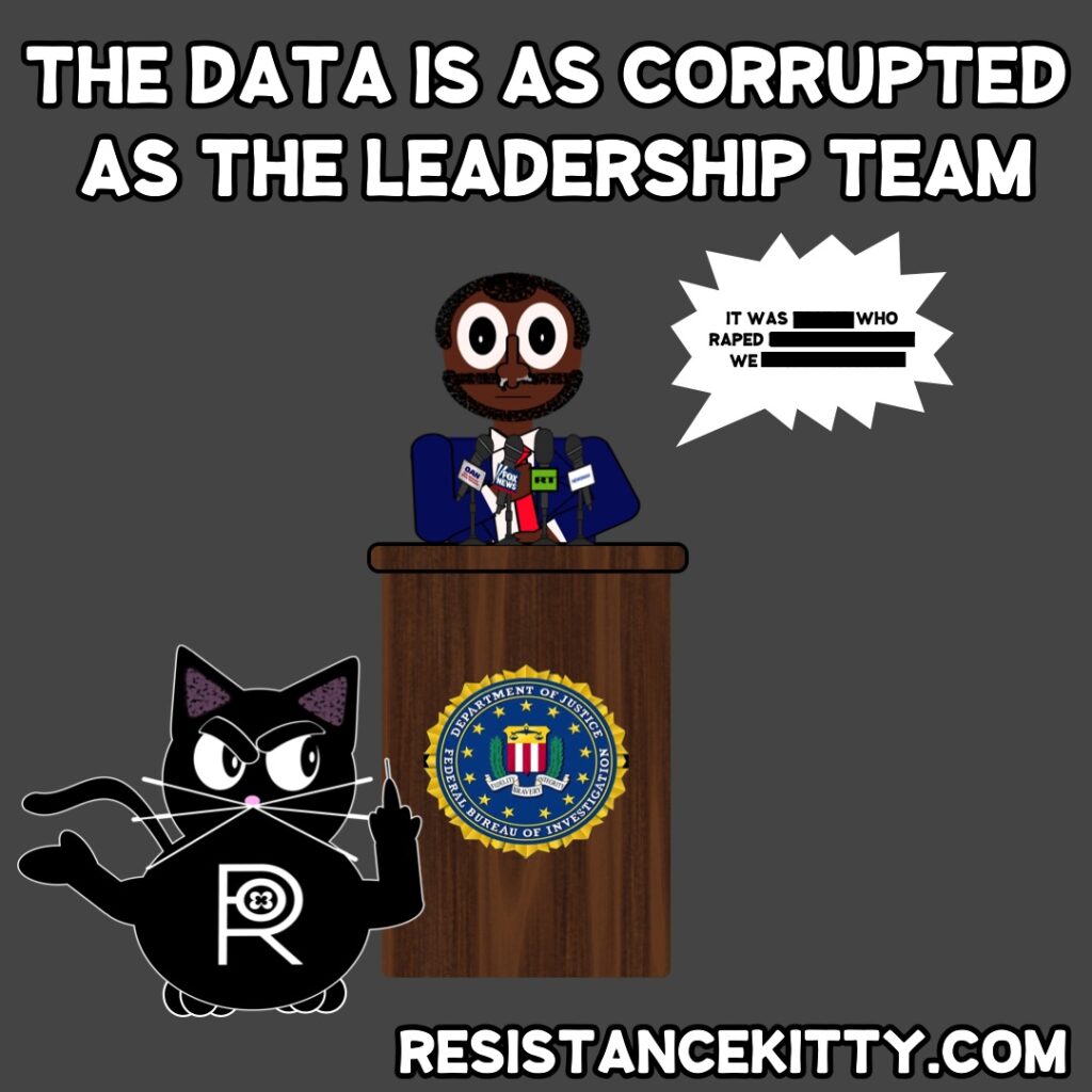 Resistance Kitty says “The data is as corrupted as the leadership team”