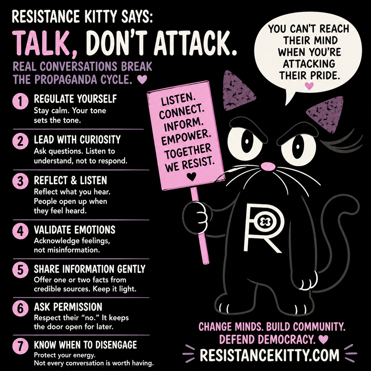 Resistance Survival Guide #261: How to Talk to People Who Are Deep in Propaganda Without Escalating