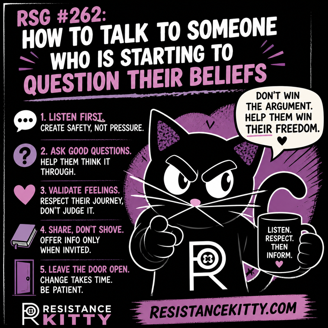 RSG#262: How to Talk to Someone Who Is Starting to Question Their Beliefs